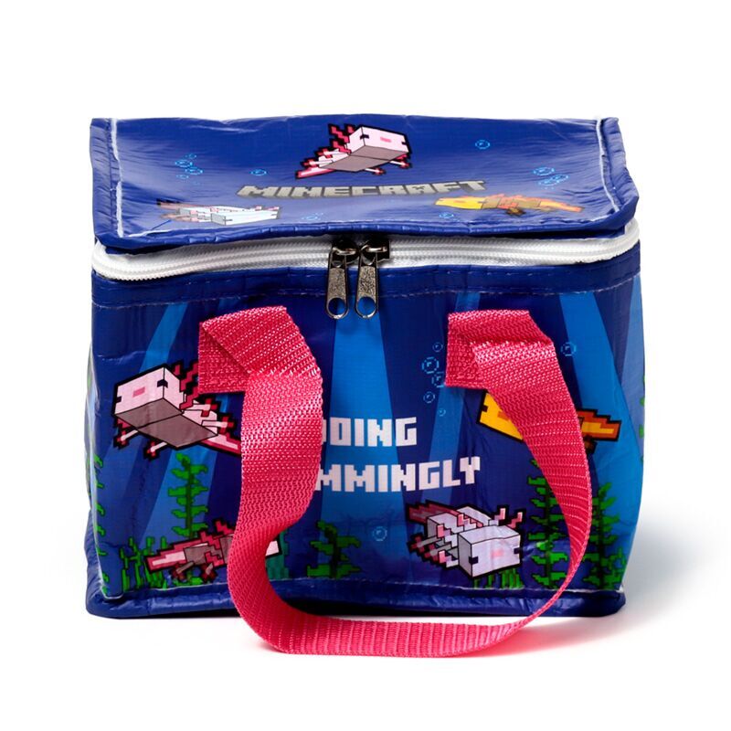 Bolsa refrigerante Ajolote Minecraft