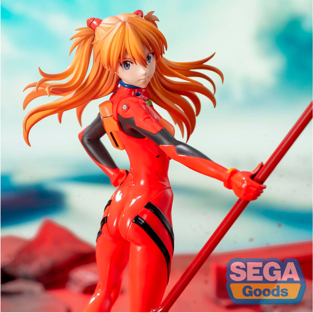 Figura Asuka Shikinami Langley Spear of Cassius Luminasta Evangelion 3.0 + 1.0 Thrice Upon a Time 20cm