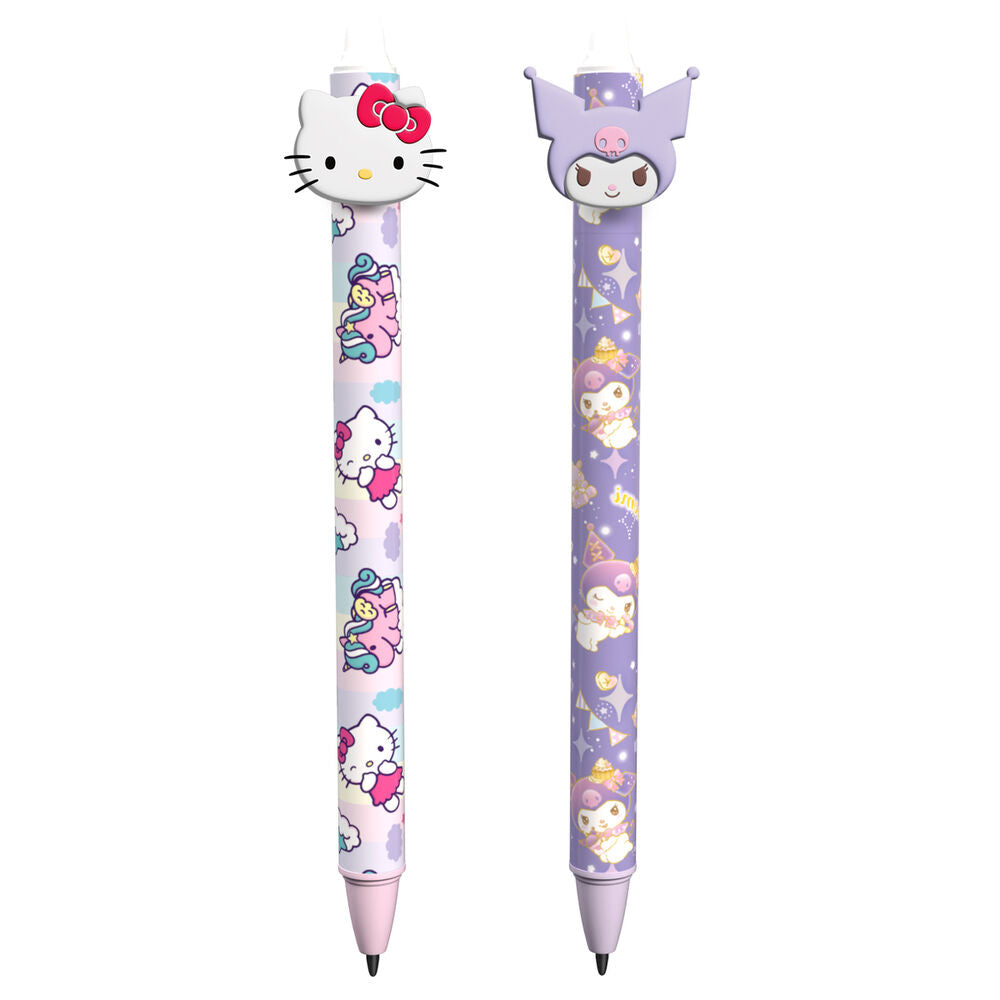Boligrafo borrable Kuromi Hello Kitty surtido