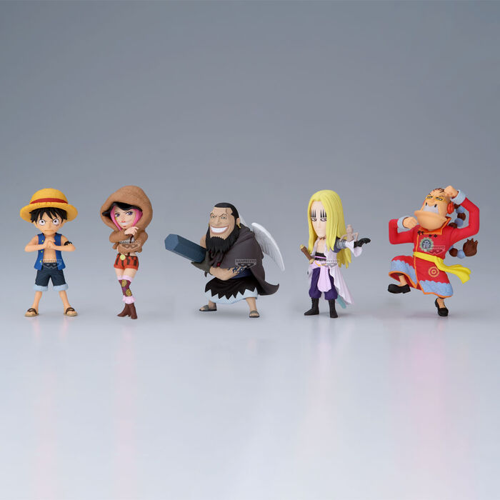 Figura world collectable Sabaody Island the Worst Generation One Piece 8cm surtido
