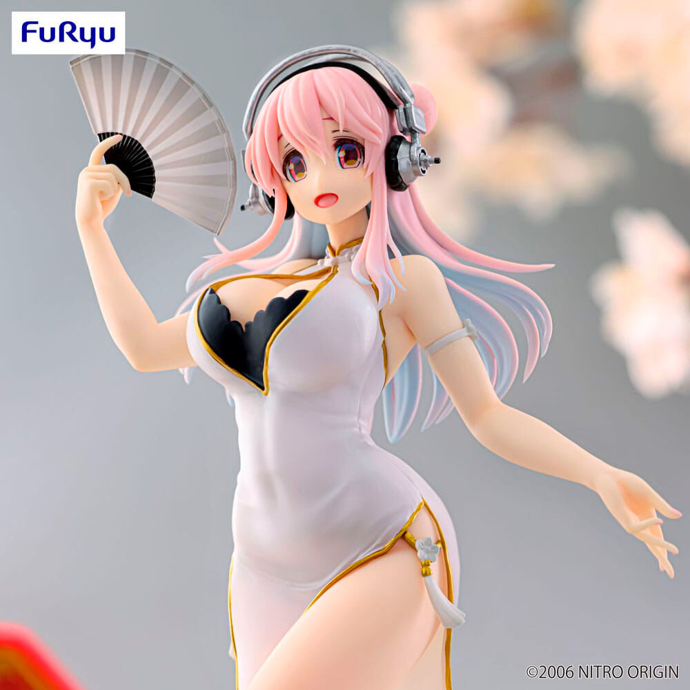 Figura Trio-Try-It White China Dress Ver. Super Sonico 21Cm
