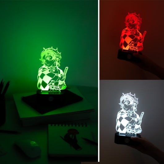 Lampara LED Mesa Kamado Tanjiro Demon Slayer