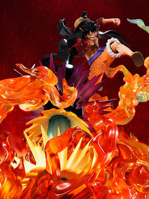FIGURA MONKEY D LUFFY FIGUARTS ZERO EXTRA BATTLE SPECTACLE RED ROC