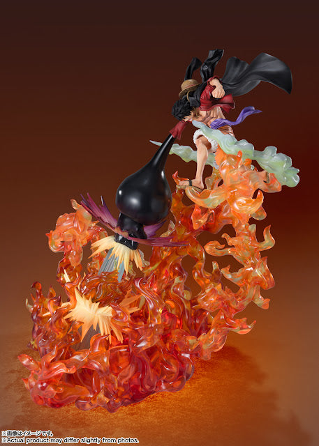 FIGURA MONKEY D LUFFY FIGUARTS ZERO EXTRA BATTLE SPECTACLE RED ROC