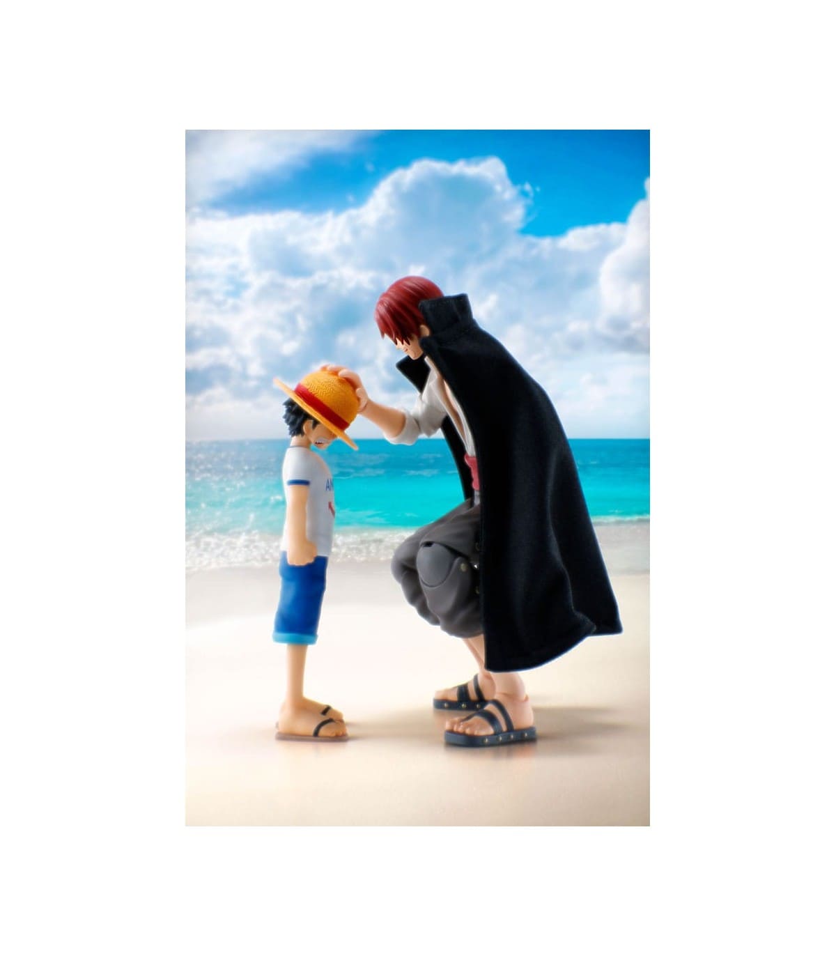 FIGURA SHANKS & MONKEY D. LUFFY CHILDHOOD ONE PIECE SH FIGUARTS