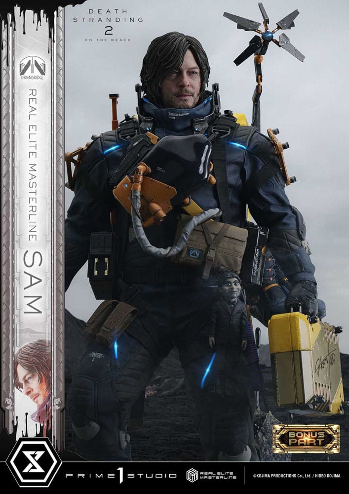 Death Stranding 2: On the Beach Estatua Real Elite Masterline Series 1/3 Sam Deluxe Bonus Version 83 cm
