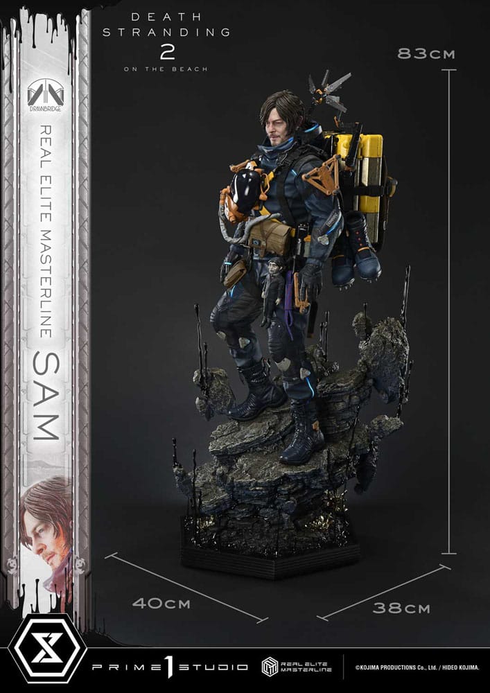 Death Stranding 2: On the Beach Estatua Real Elite Masterline Series 1/3 Sam Deluxe Bonus Version 83 cm