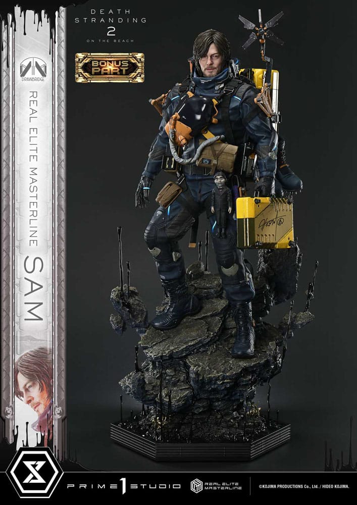 Death Stranding 2: On the Beach Estatua Real Elite Masterline Series 1/3 Sam Deluxe Bonus Version 83 cm