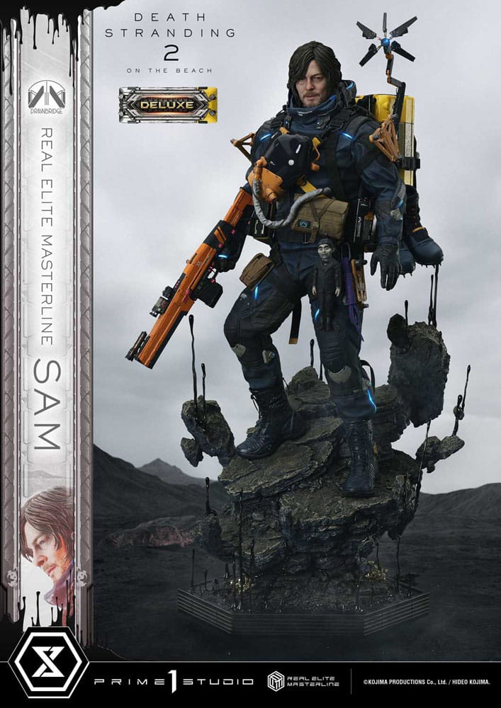 Death Stranding 2: On the Beach Estatua Real Elite Masterline Series 1/3 Sam Deluxe Bonus Version 83 cm