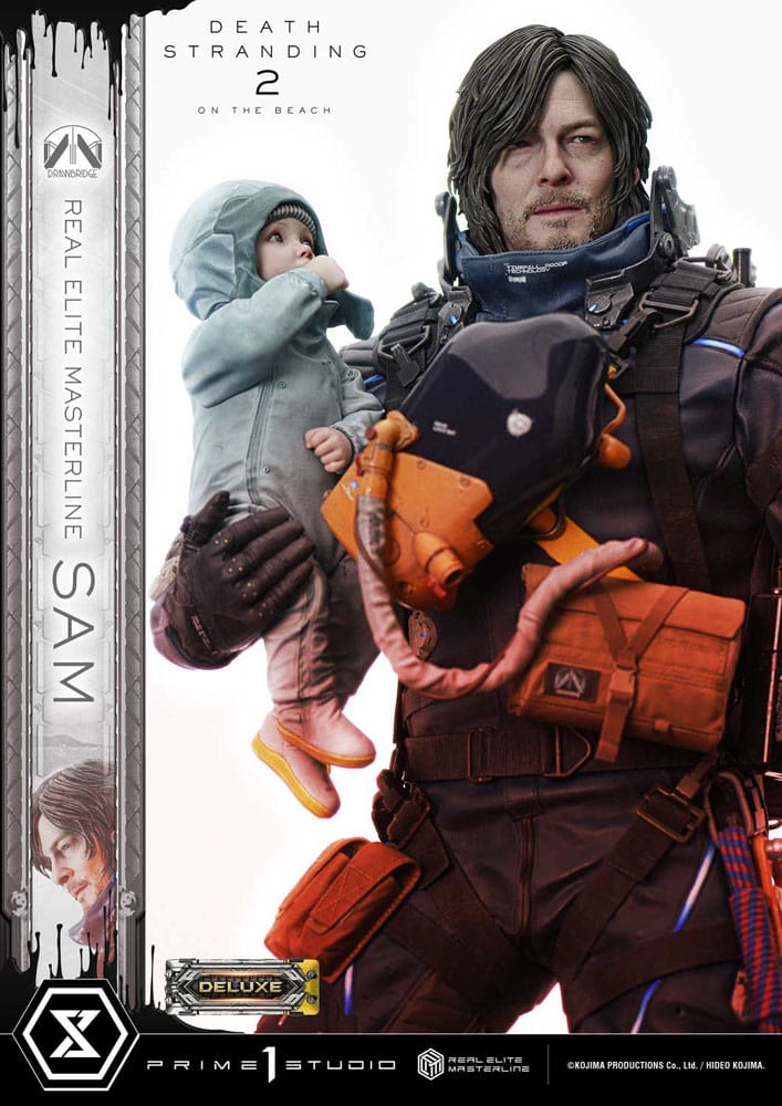 Death Stranding 2: On the Beach Estatua Real Elite Masterline Series 1/3 Sam Deluxe Bonus Version 83 cm