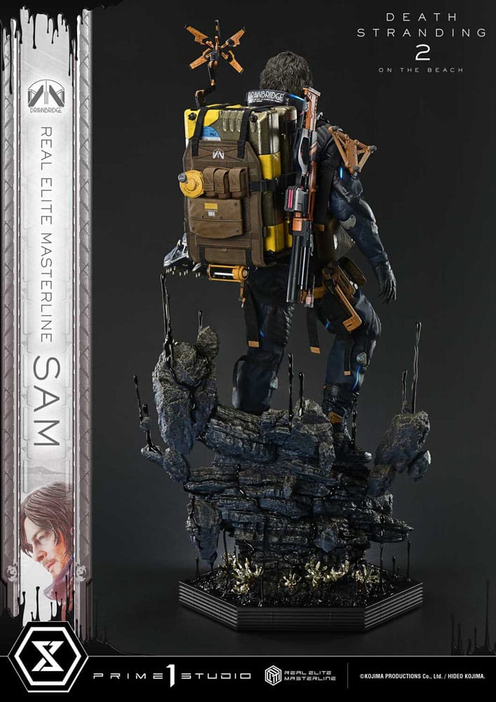 Death Stranding 2: On the Beach Estatua Real Elite Masterline Series 1/3 Sam Deluxe Bonus Version 83 cm