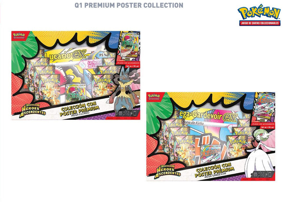 TCG Pokemon Q1 Premium Poster Collection ESPAÑOL Pokémon TCG
