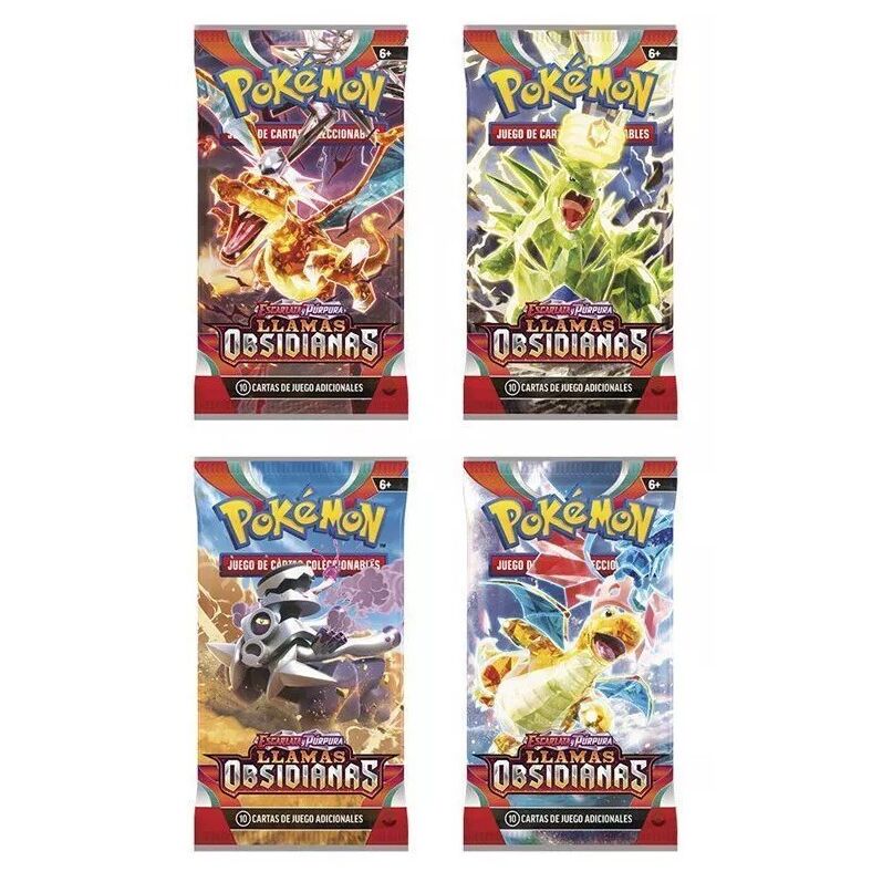 Caja 36 Llamas Obsidianas Escarlata y Pupura Pokemon español Pokémon TCG
