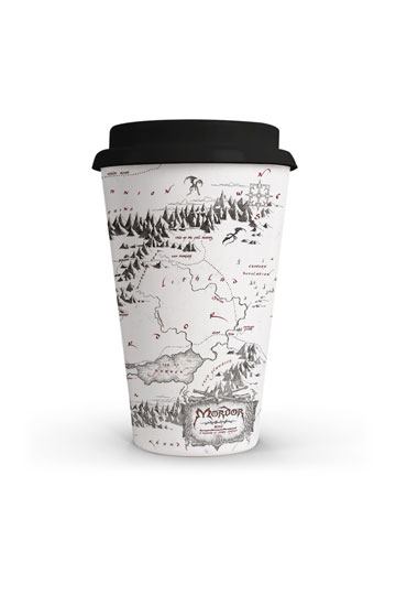 El Señor de los Anillos Vaso Café Mordor