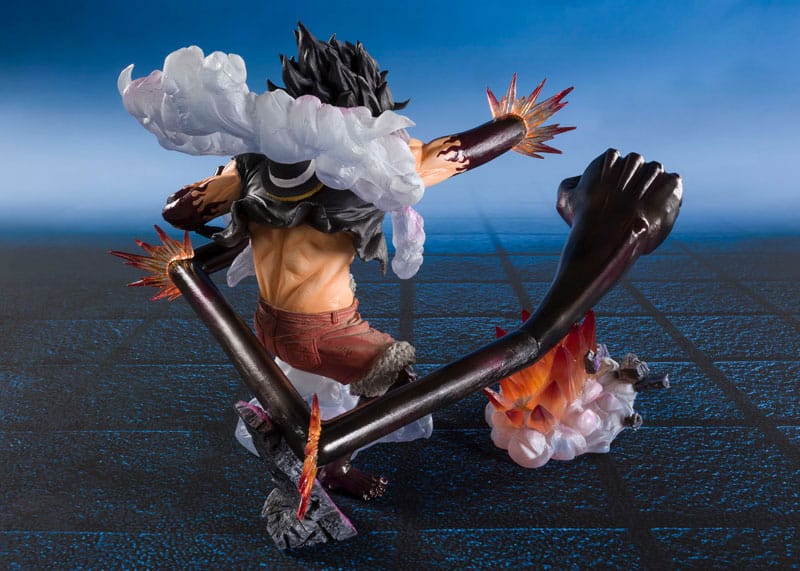 One Piece Figuarts ZERO Extra Battle Estatua PVC Monkey D. Luffy Gear 4 Snake Man King Cobra 21 cm TAMASHII NATIONS