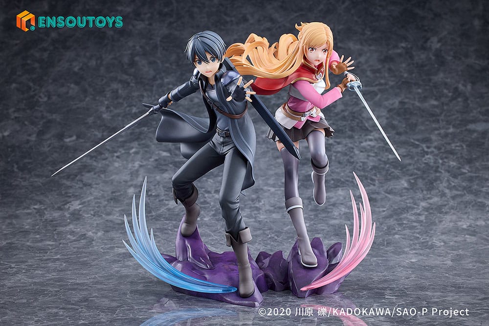 Sword Art Online Estatua 1/7 Progressive Scherzo of Deep Night Kirito & Asuna Set