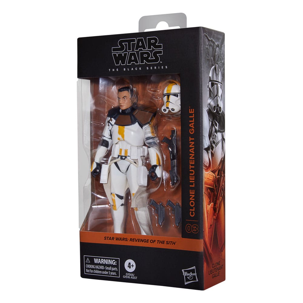 Figura Star Wars Episode III Black Series Figura Clone Lieutenant Galle 15 cm