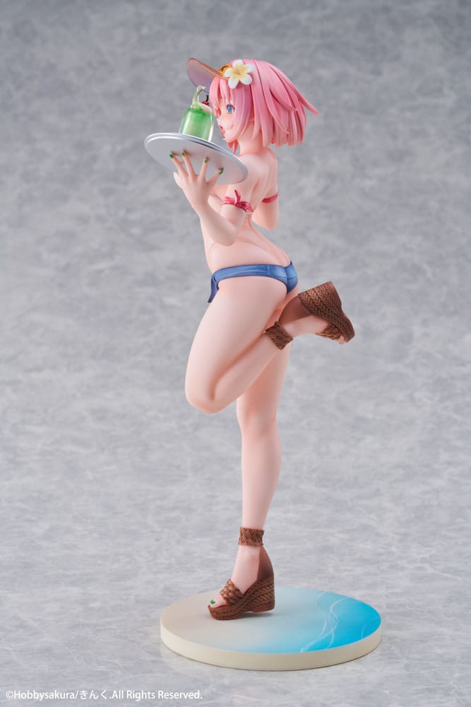 Original Illustration Estatua PVC 1/7 Summer Waiter illustration by Kink Limited Edition 25 cm