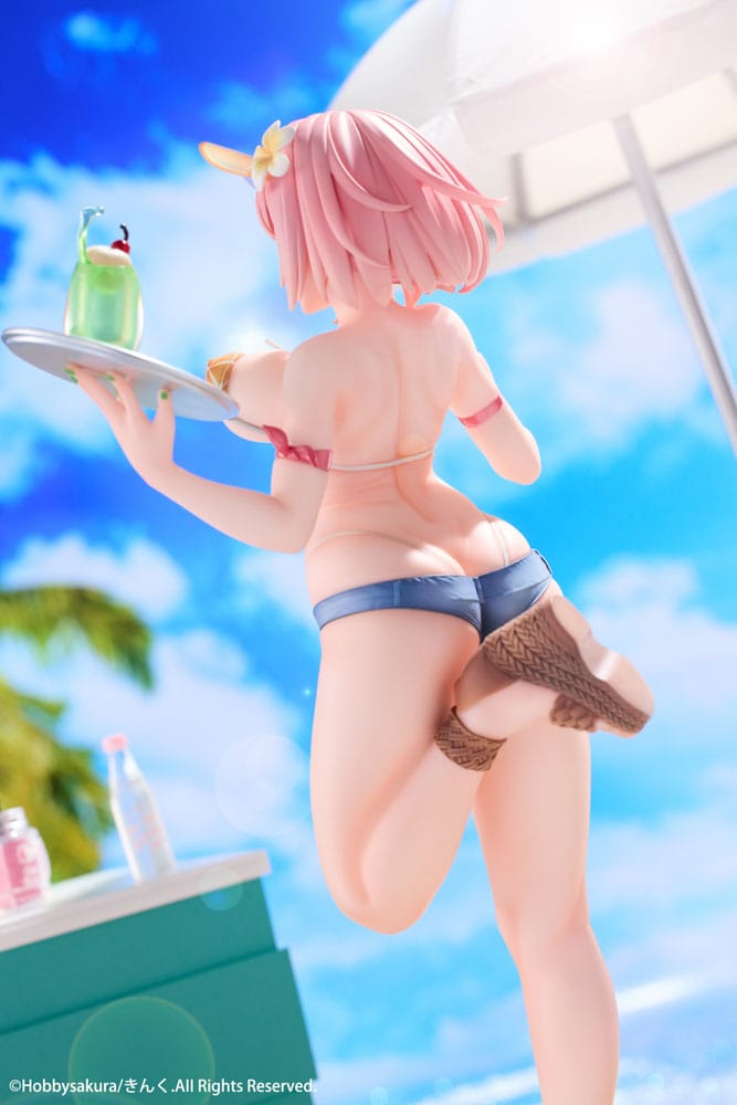 Original Illustration Estatua PVC 1/7 Summer Waiter illustration by Kink Limited Edition 25 cm
