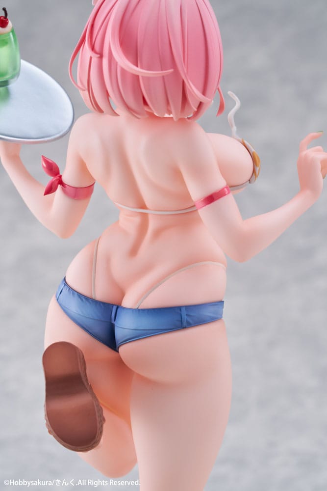 Original Illustration Estatua PVC 1/7 Summer Waiter illustration by Kink Limited Edition 25 cm