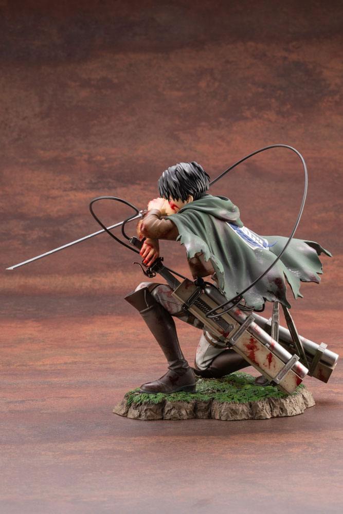 Figura Attack on Titan Estatua ARTFXJ PVC 1/7 Levi Fortitude Ver.