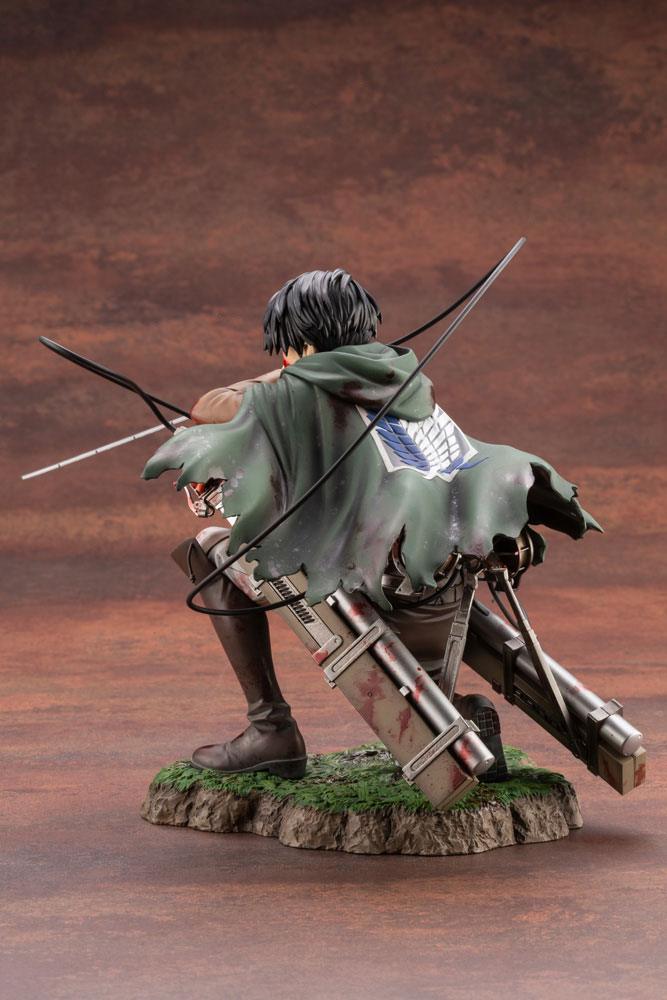 Figura Attack on Titan Estatua ARTFXJ PVC 1/7 Levi Fortitude Ver.