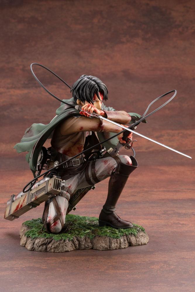 Figura Attack on Titan Estatua ARTFXJ PVC 1/7 Levi Fortitude Ver.