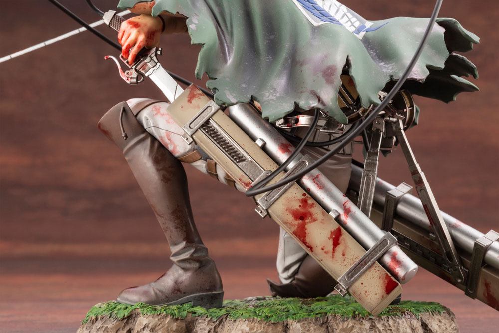 Figura Attack on Titan Estatua ARTFXJ PVC 1/7 Levi Fortitude Ver.