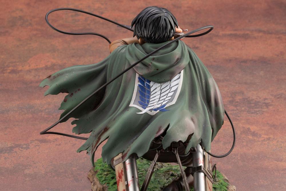 Figura Attack on Titan Estatua ARTFXJ PVC 1/7 Levi Fortitude Ver.