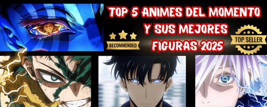 Top 5 animes y sus figuras más buscadas 2025