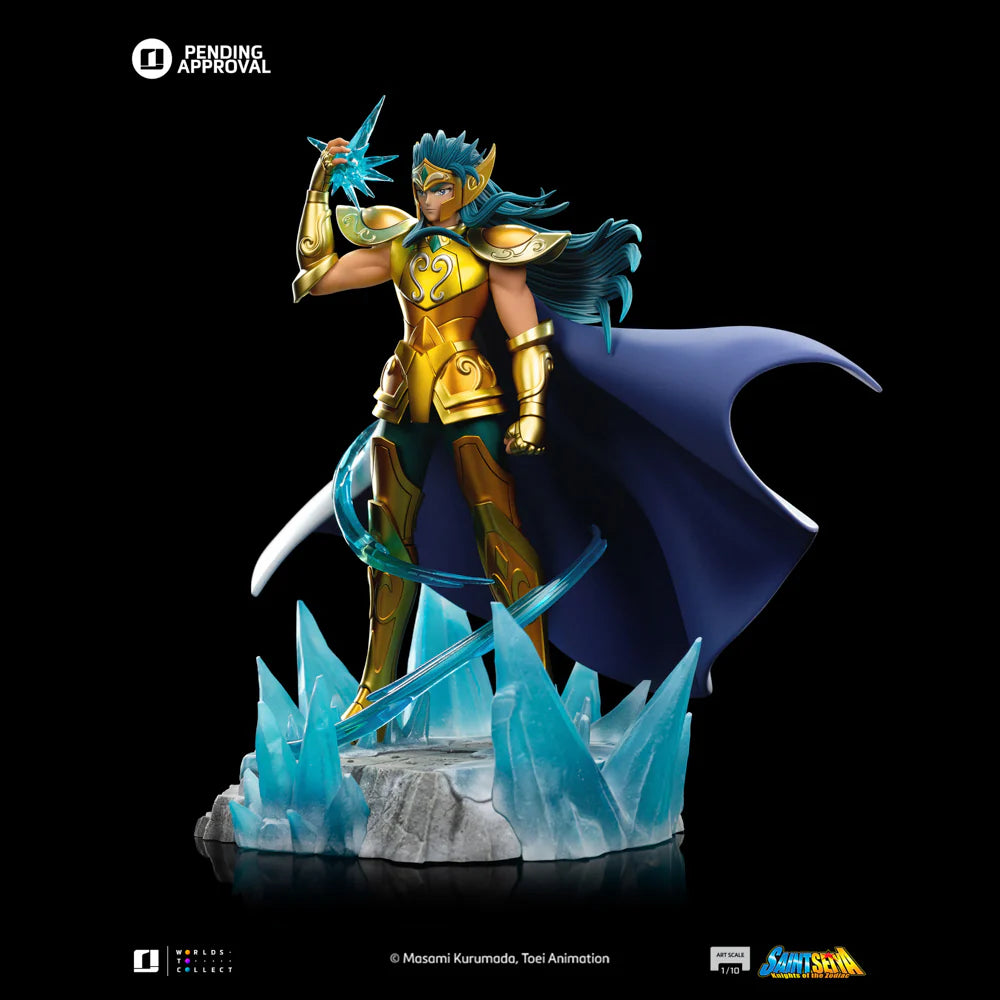 Saint Seiya Estatua 1/10 Art Scale Aquarius Camus 28 cm