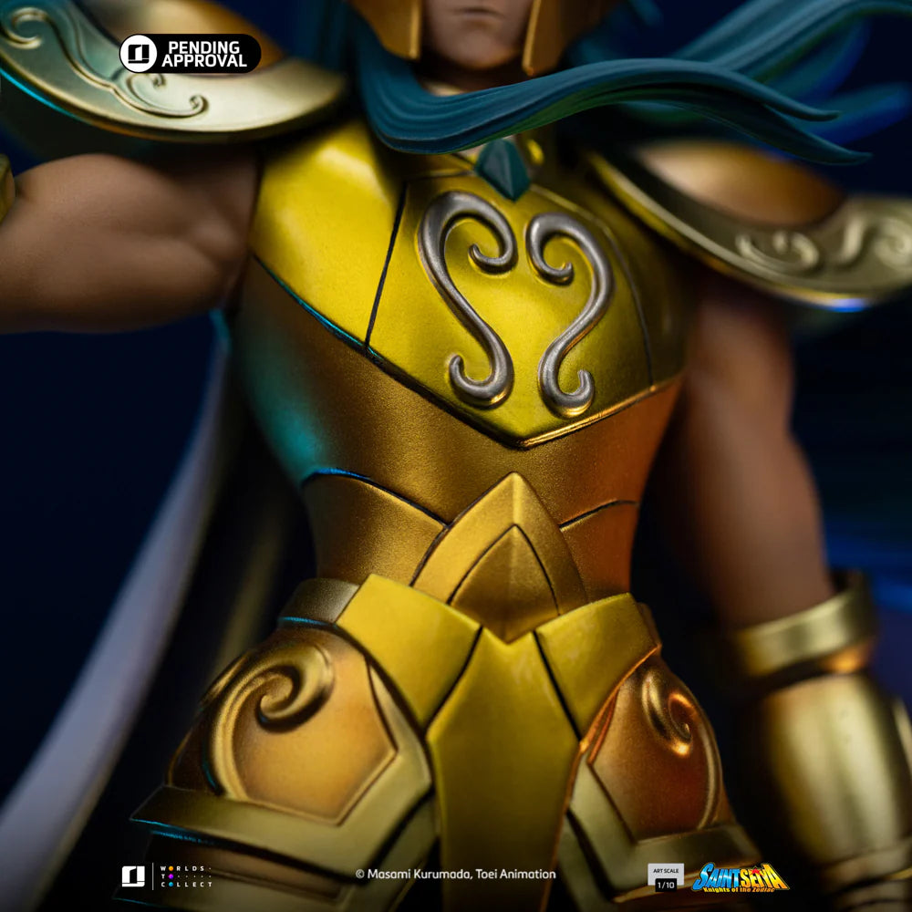 Saint Seiya Estatua 1/10 Art Scale Aquarius Camus 28 cm
