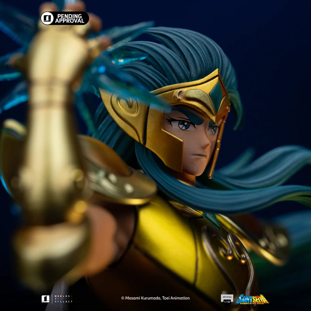Saint Seiya Estatua 1/10 Art Scale Aquarius Camus 28 cm