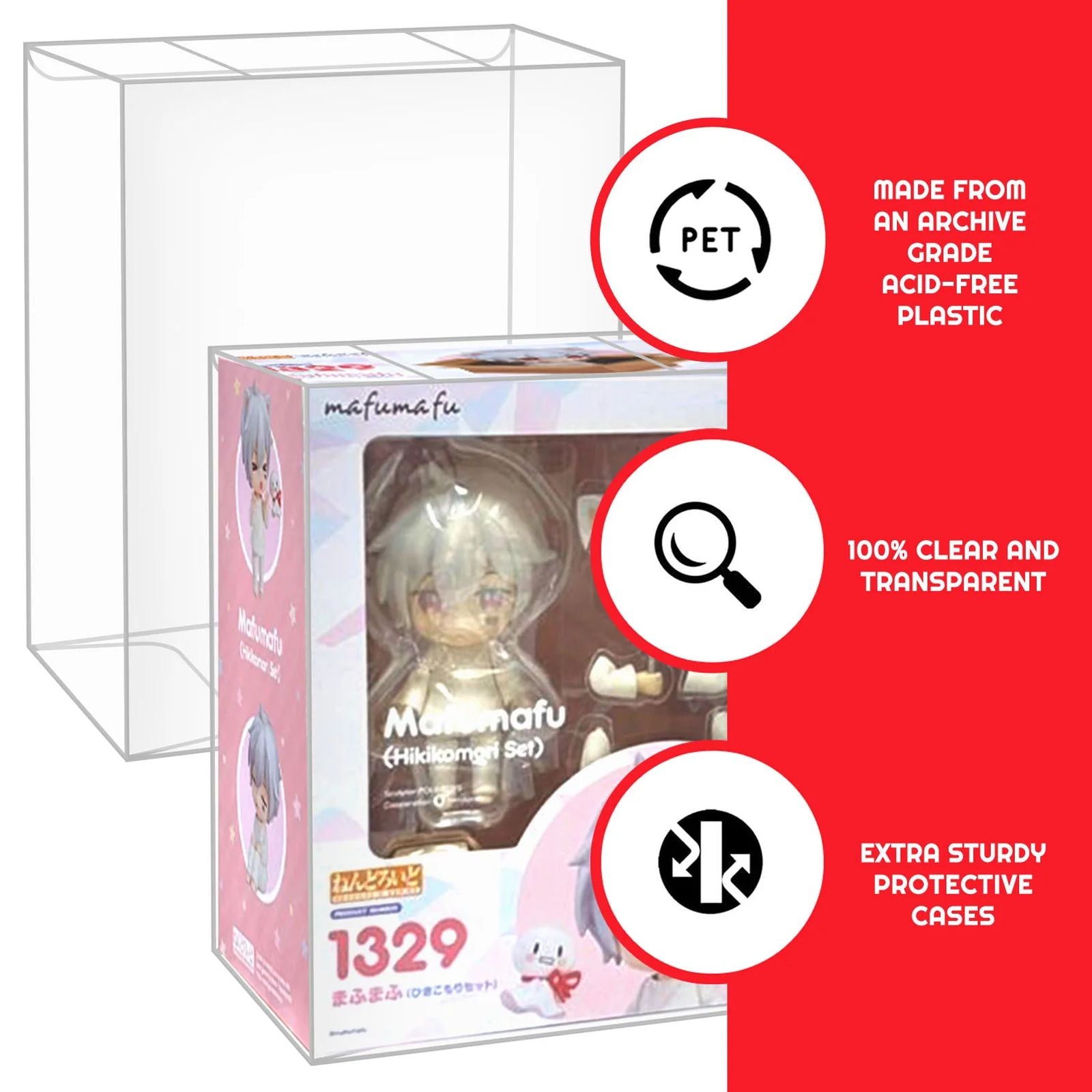 10 X PROTECTOR PET 0.40 MM FIGURAS NENDOROID   GOOD SMILE