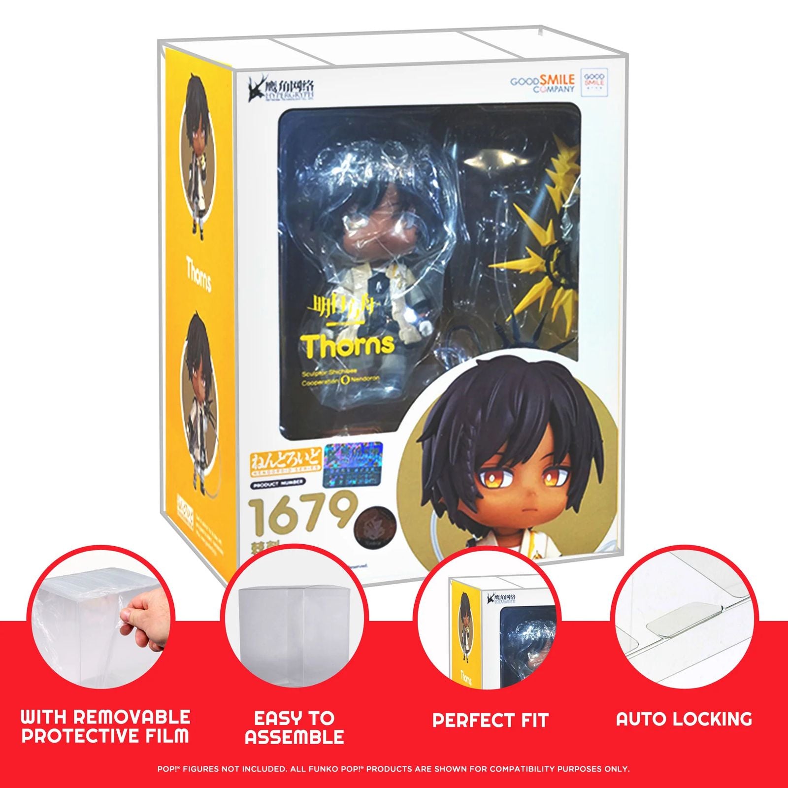 10 X PROTECTOR PET 0.40 MM FIGURAS NENDOROID   GOOD SMILE