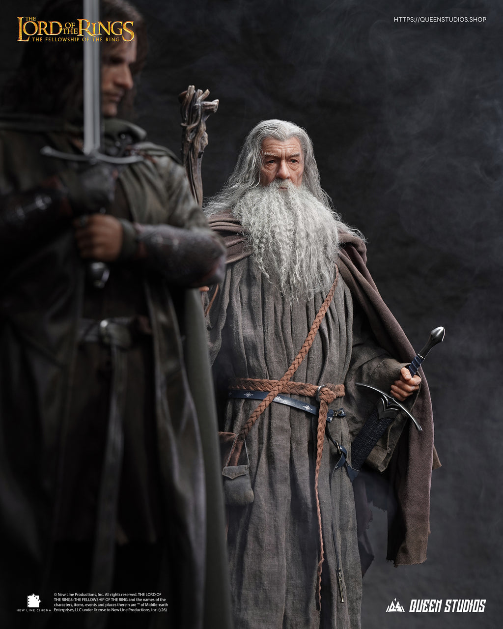 Figura El Señor de los Anillos Estatua 1/3 Gandalf 69 cm Queen Studios