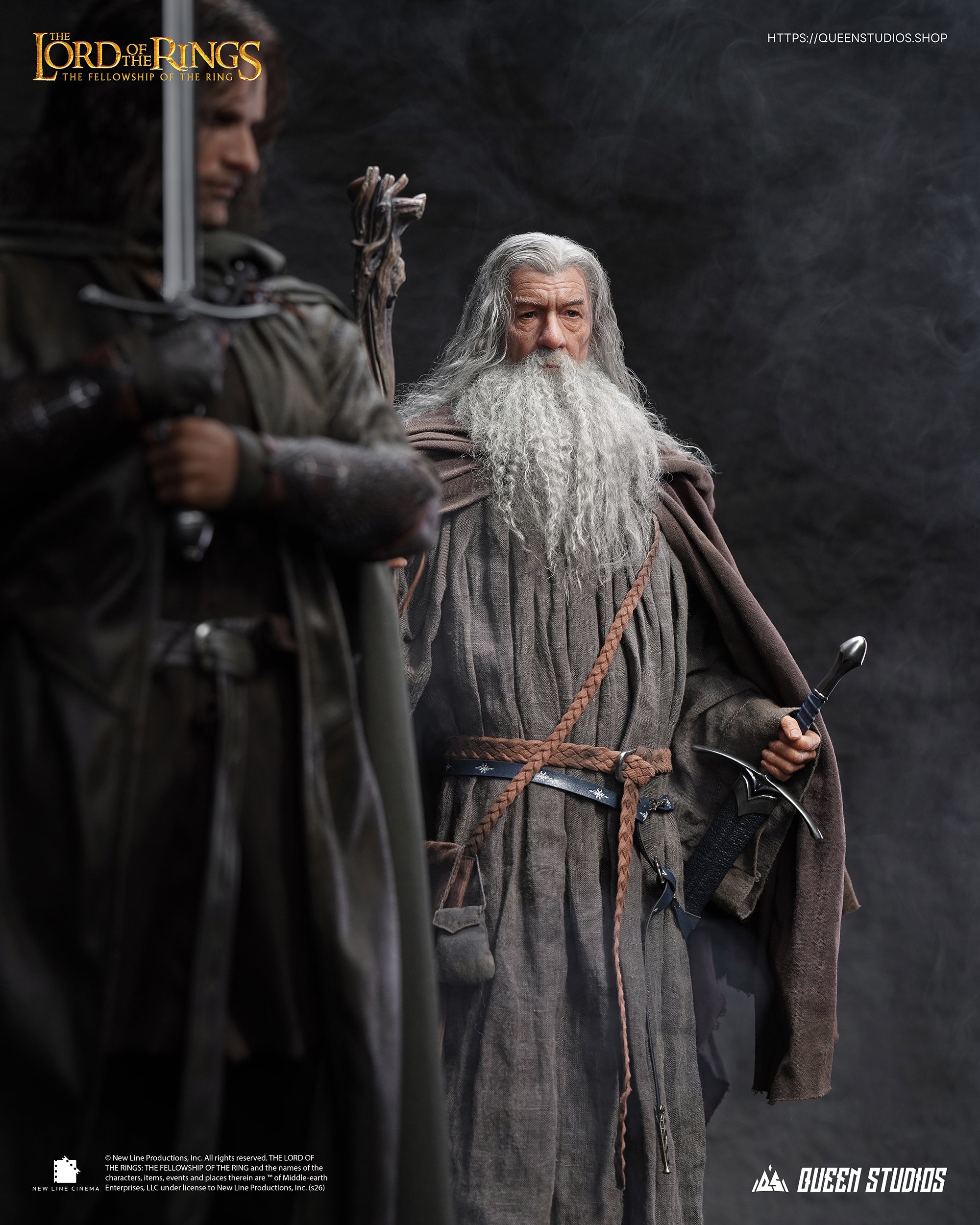 Figura El Señor de los Anillos Estatua 1/3 Gandalf 69 cm Queen Studios