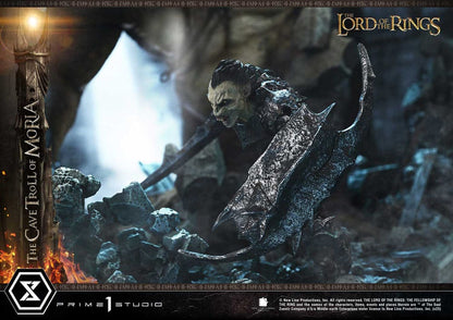 El Señor de los Anillos Estatua Premium Masterline Series 1/6 Cave Troll of Moria Bonus Version 91 cm