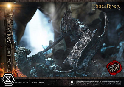 El Señor de los Anillos Estatua Premium Masterline Series 1/6 Cave Troll of Moria Bonus Version 91 cm