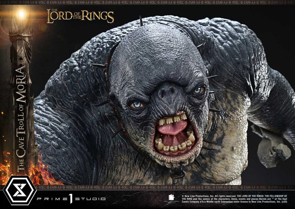 El Señor de los Anillos Estatua Premium Masterline Series 1/6 Cave Troll of Moria Bonus Version 91 cm