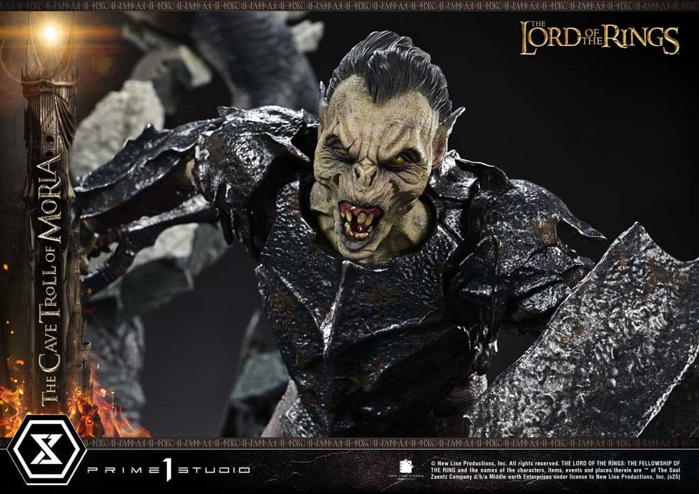 El Señor de los Anillos Estatua Premium Masterline Series 1/6 Cave Troll of Moria Bonus Version 91 cm