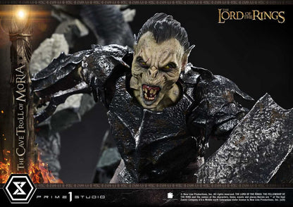 El Señor de los Anillos Estatua Premium Masterline Series 1/6 Cave Troll of Moria Bonus Version 91 cm