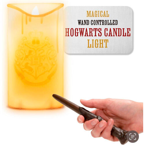 Lampara Vela con mando remoto Varita Harry Potter 15cm  
