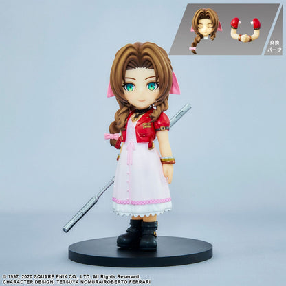 AERITH GAINSBOROUGH FIGURA FINAL FANTASY VII REMAKE ADORABLE ARTS RE-RUN  