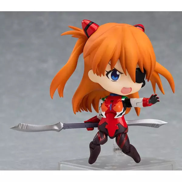ASUKA SHIKINAMI LANGLEY PLUGSUIT VER. FIG. 10 CM REBUILD OF EVANGELION NENDOROID RE-RUN   GOOD SMILE