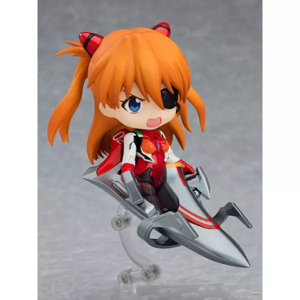 ASUKA SHIKINAMI LANGLEY PLUGSUIT VER. FIG. 10 CM REBUILD OF EVANGELION NENDOROID RE-RUN   GOOD SMILE