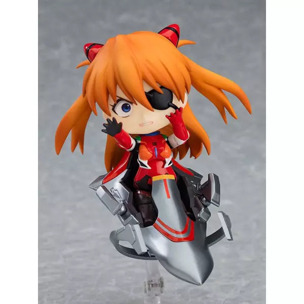 ASUKA SHIKINAMI LANGLEY PLUGSUIT VER. FIG. 10 CM REBUILD OF EVANGELION NENDOROID RE-RUN   GOOD SMILE