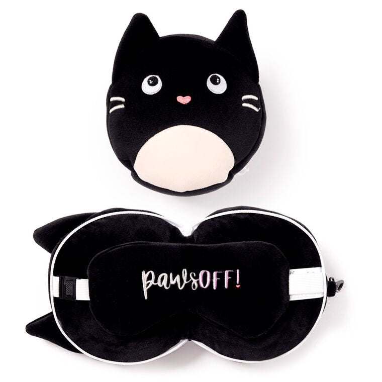 Almohada viaje antifaz Gato Feline Fine Relaxeazzz   PUCKATOR