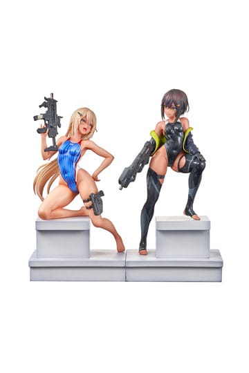 Arms Note Estatuas 1/7 Swim Team Bucho-chan and Kohai-chan 22 cm  