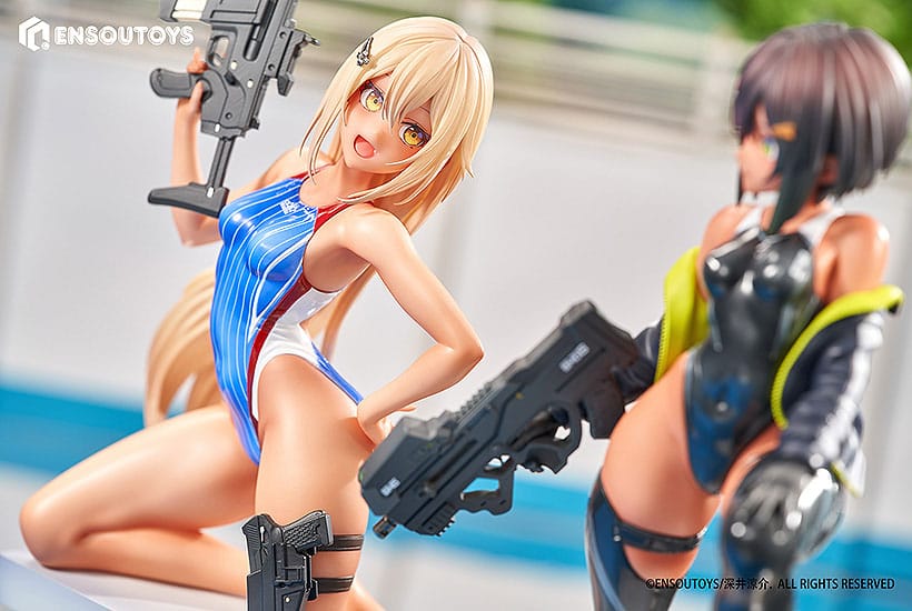 Arms Note Estatuas 1/7 Swim Team Bucho-chan and Kohai-chan 22 cm   Ensoutoys